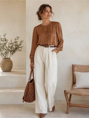 Banana Republic Silky Blouse | Size Small | Like New